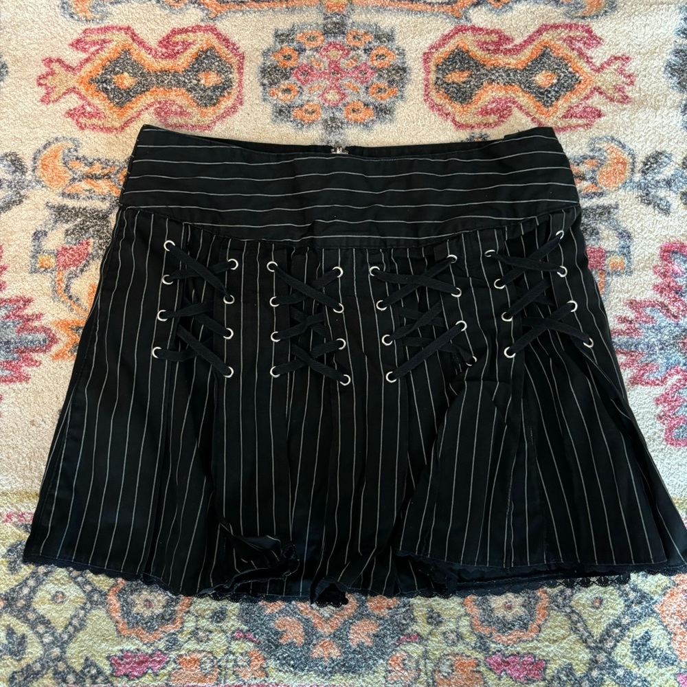 Tripp NYC Pinstripe Mini Skirt **altered**
